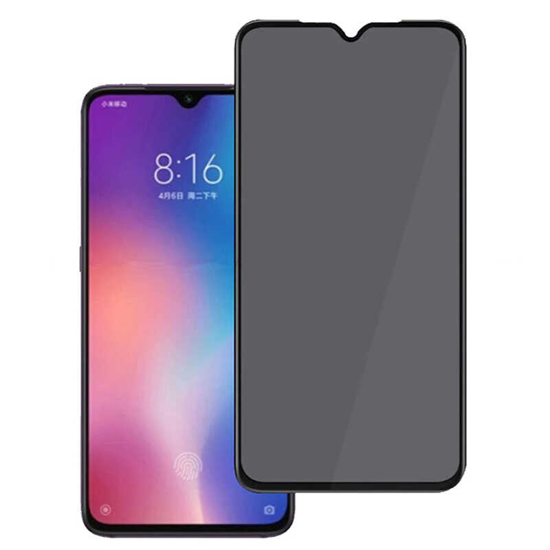Oppo A15 Uyumlu Davin 5D Privacy Cam NXXA Ekran Koruyucu
